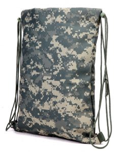 Drawstring Camo Backpacks